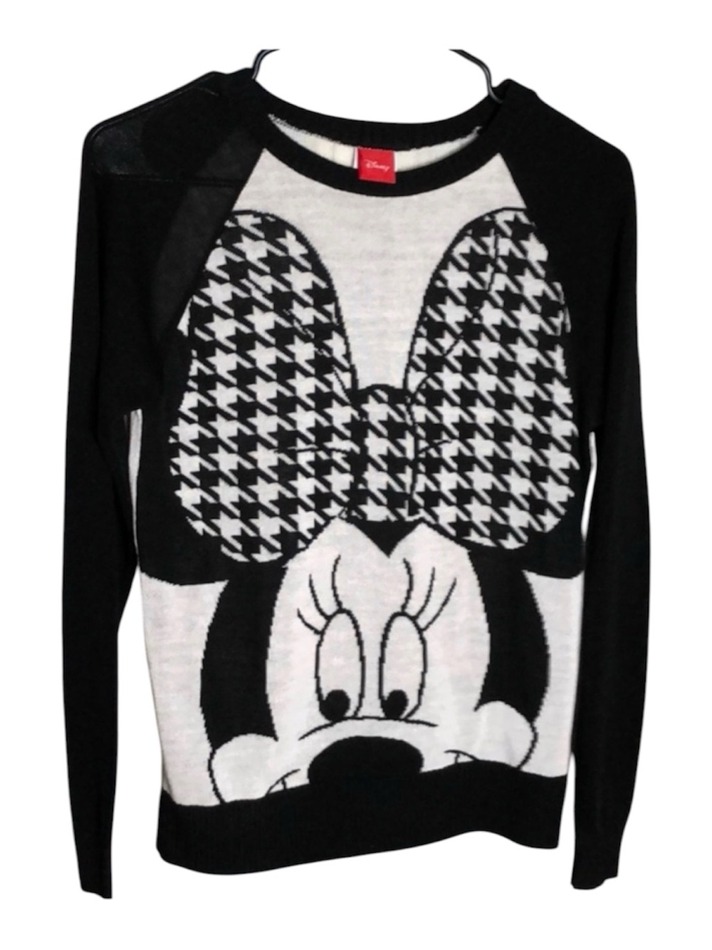 Black & White Disney Minnie Mouse Sweater Size S